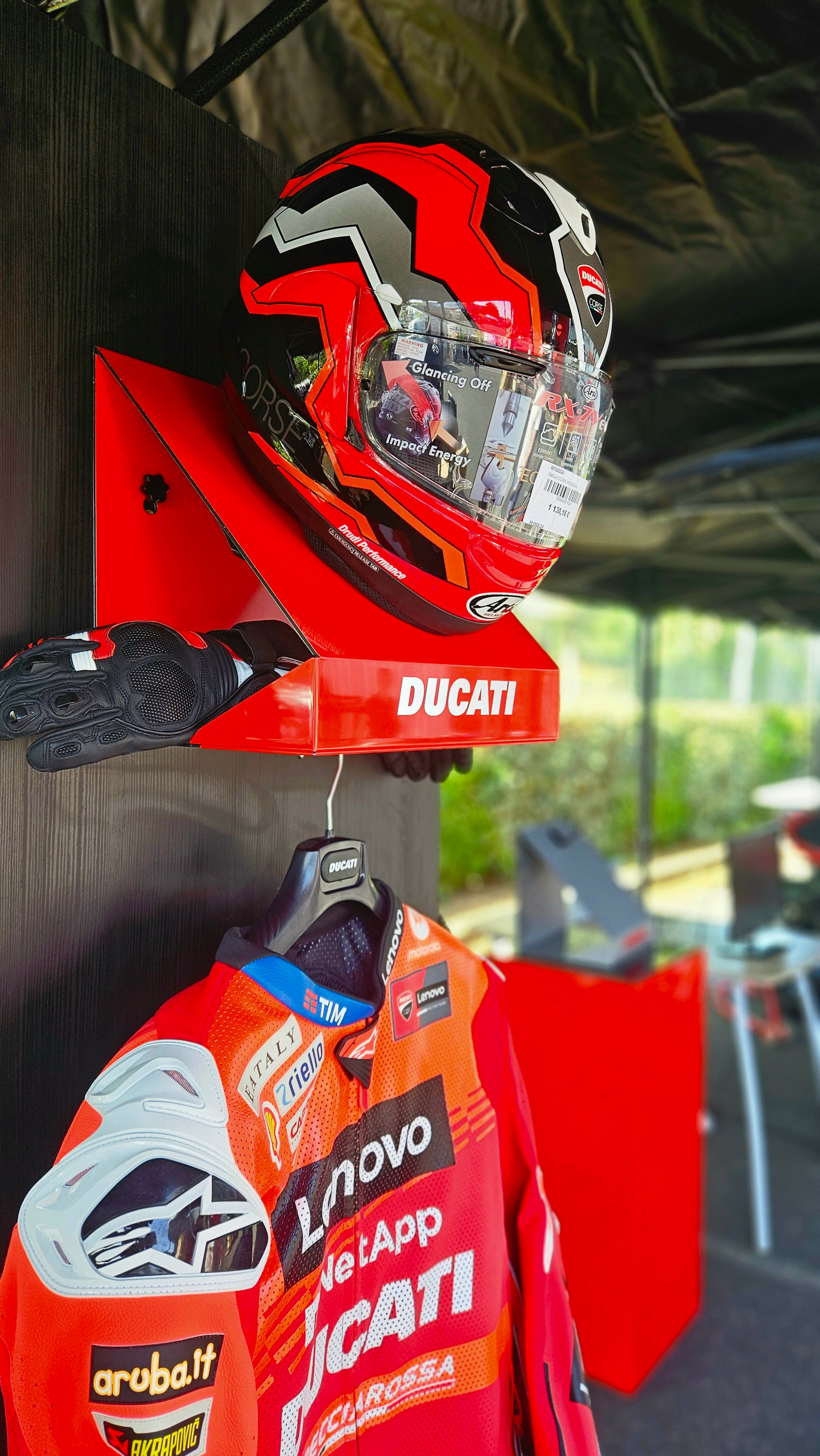 vestiaire motard univers ducati